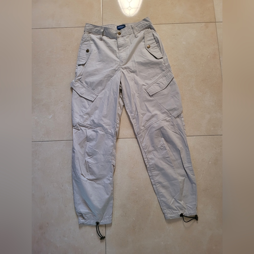 Arizona tan cargos mid to high waisted never worn before